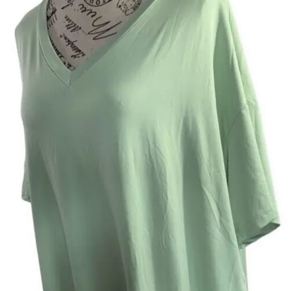 NWT Daisy Swimsuit Coverup long blouse, V-neck Sea foam Green Women's Plus 1X - Picture 2 of 14